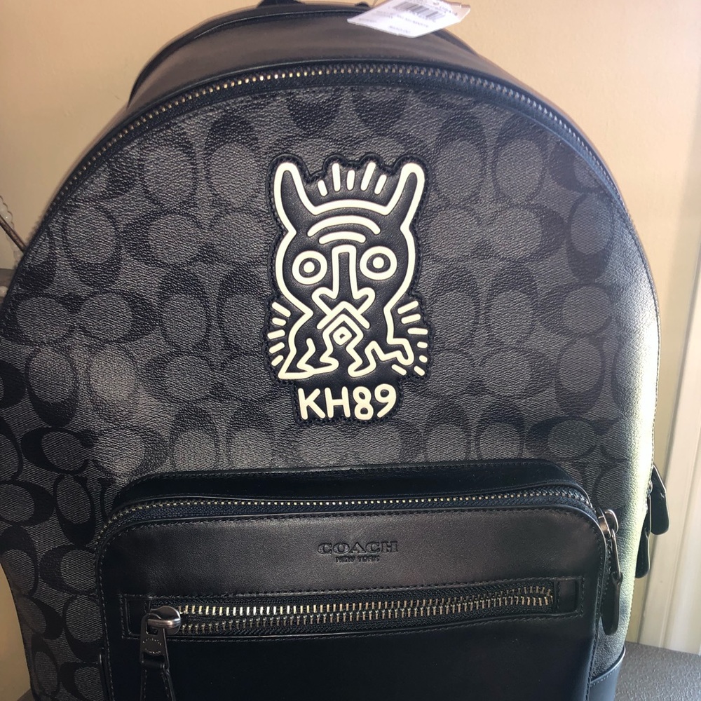 New Coach Leather Backpack